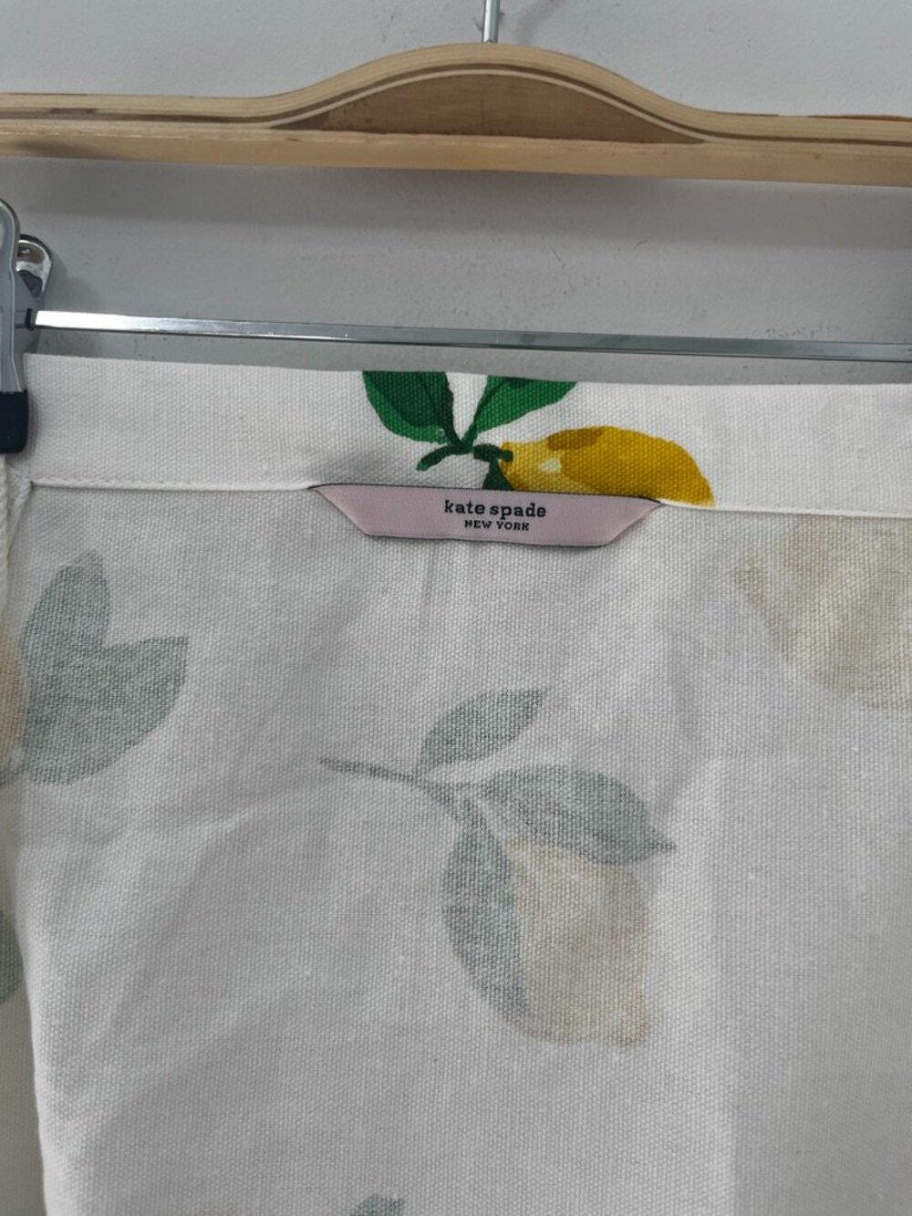 Kate Spade For Good Measure Lemon Print Kitchen Apron - Picture 6 of 8